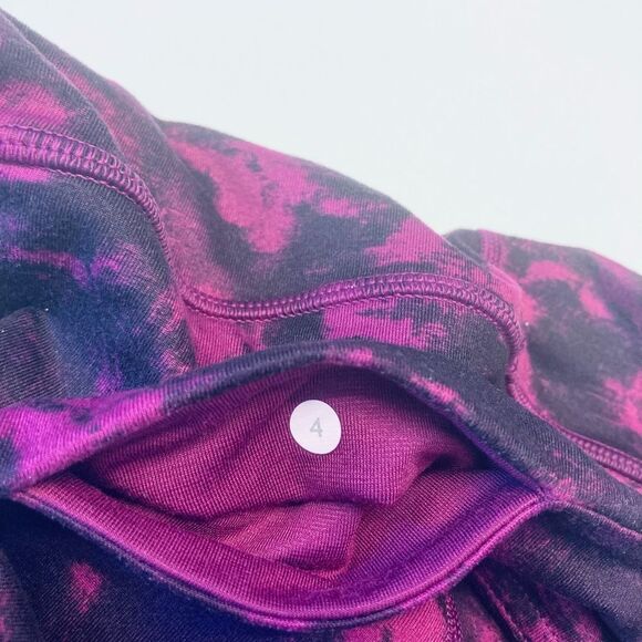 Lululemon Wunder Under Full On Luon in Breezie Regal‎ Plum Size 4 - Picture 4 of 8